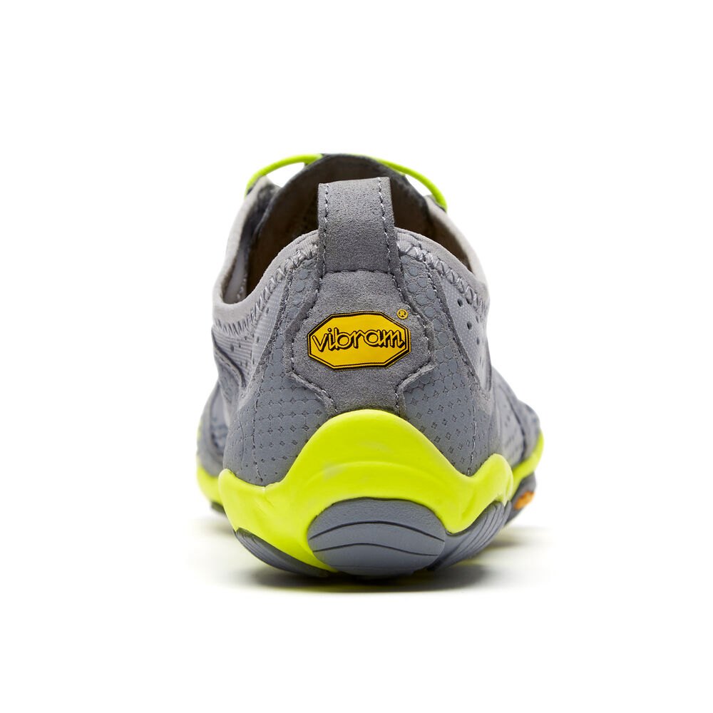 Vibram FiveFingers Dames V-Run - Hardloopschoenen Grijs/Groen - 692874PFJ